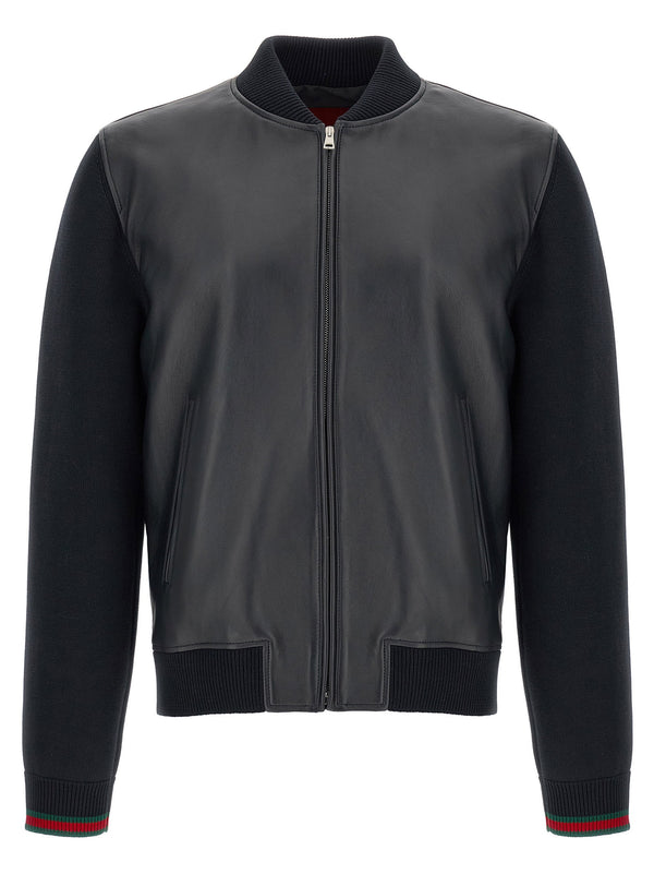Gucci Bomber Jacket With Tassel And Sweater
