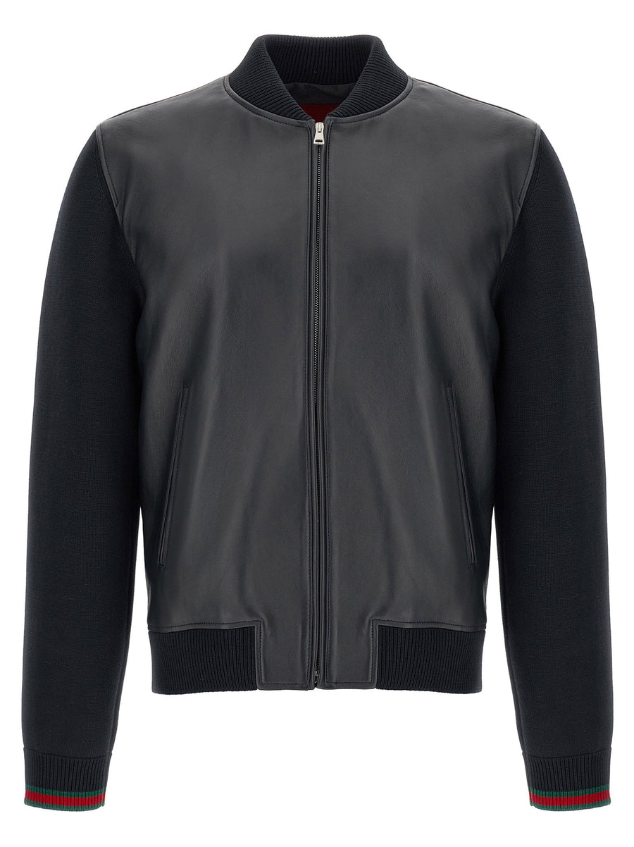 Gucci Bomber Jacket With Tassel And Sweater