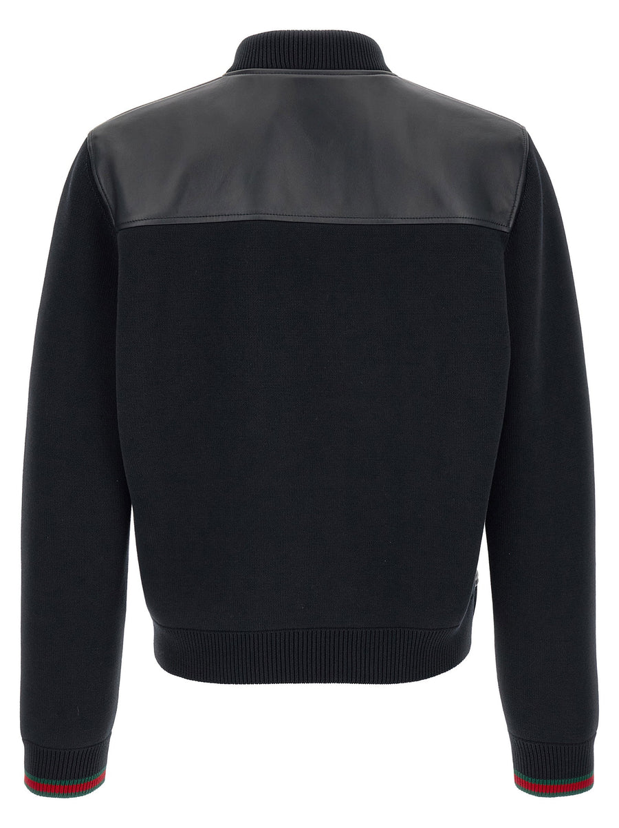 Gucci Bomber Jacket With Tassel And Sweater