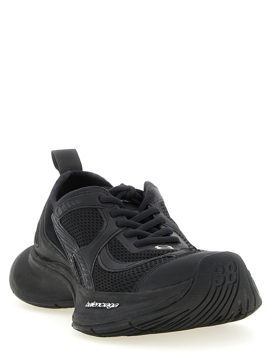 Balenciaga Circuit Sneakers For Women Black Multimaterial Upper Premium Comfort And Modern Edge