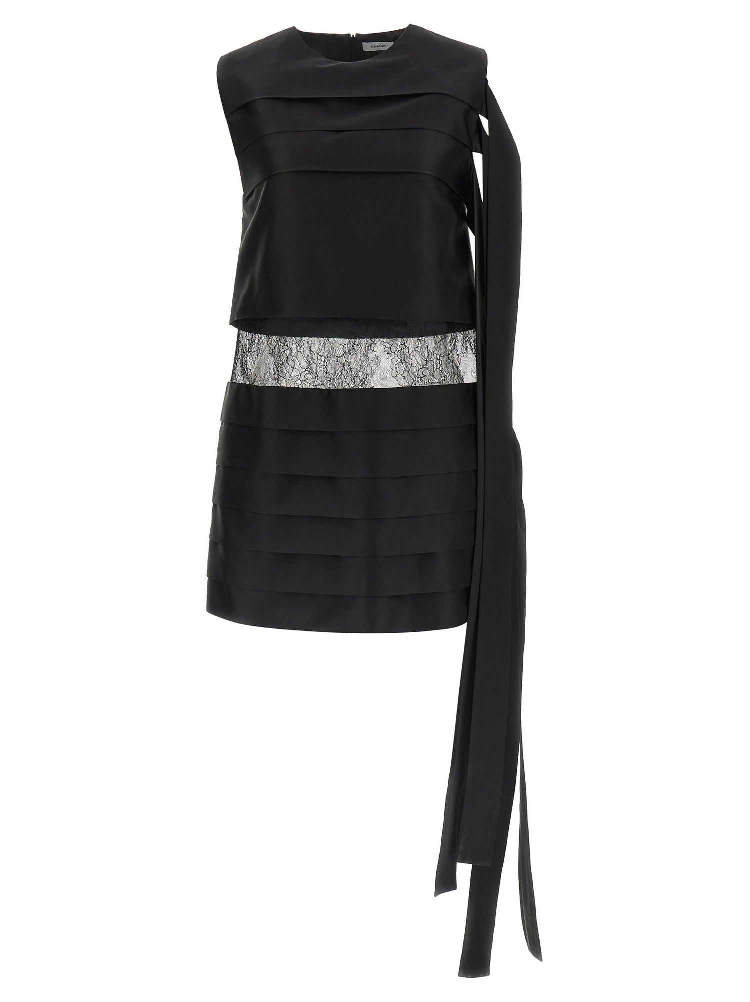 Ferragamo Lace Insert Dress