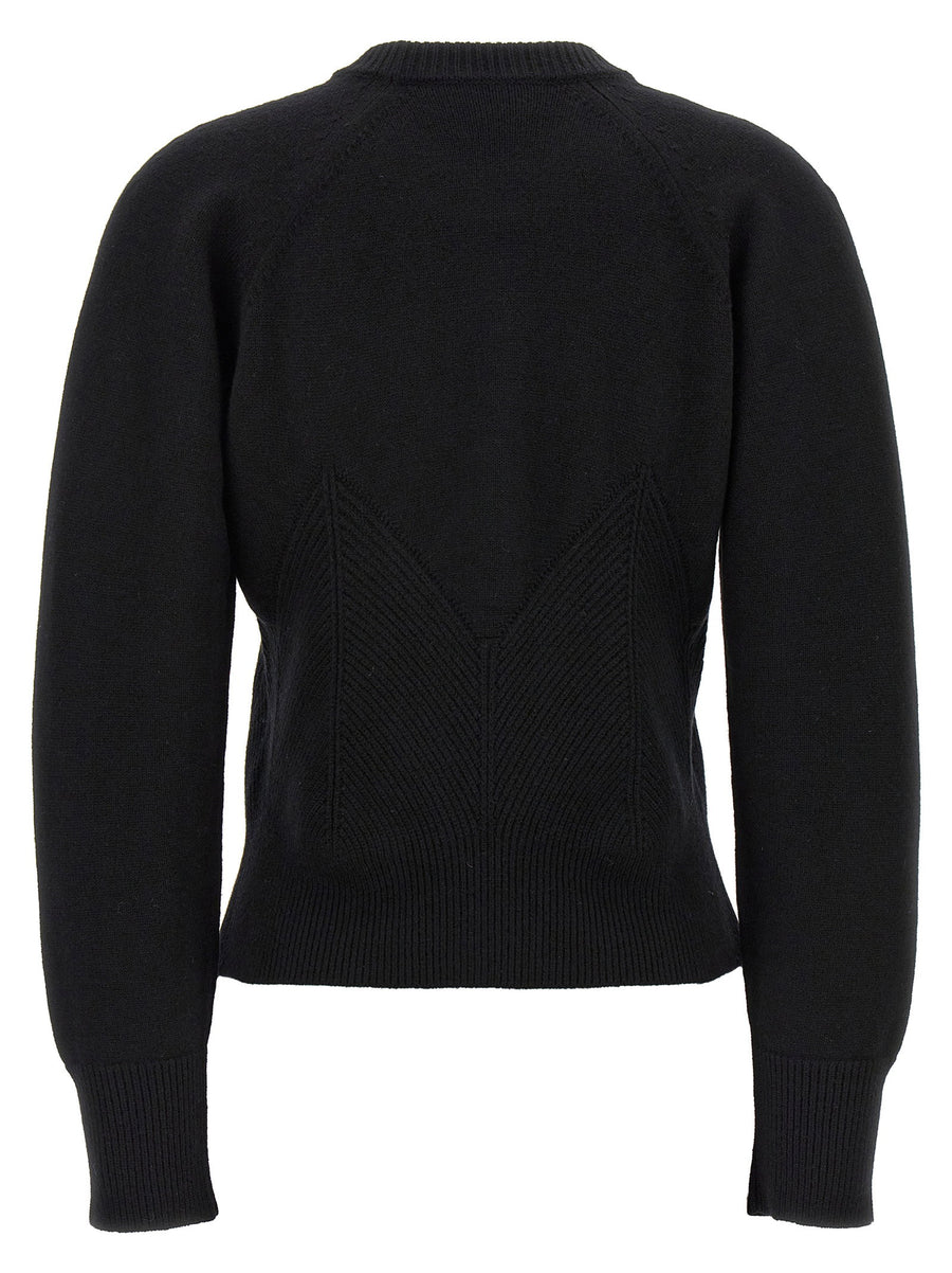 Alexander McQueen Chevron Corset Sweater