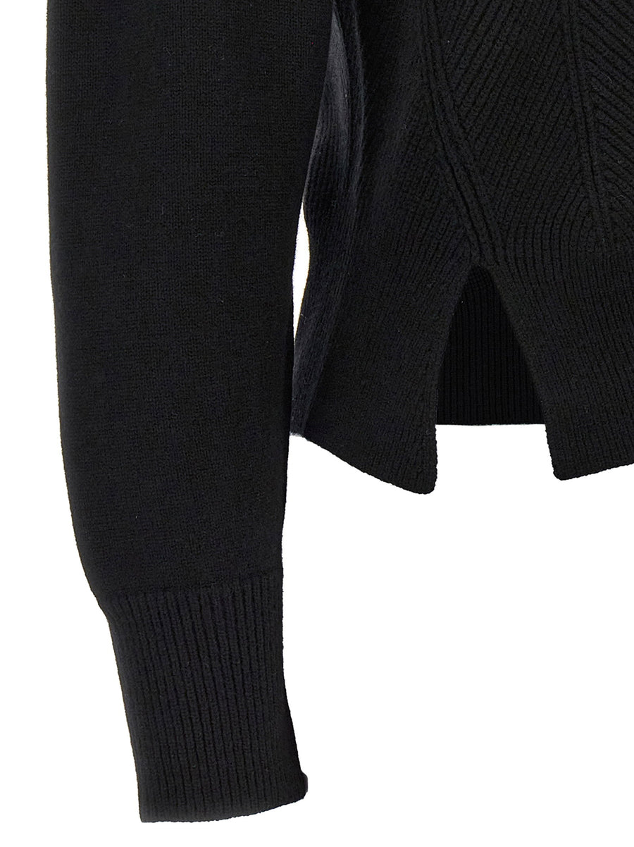 Alexander McQueen Chevron Corset Sweater