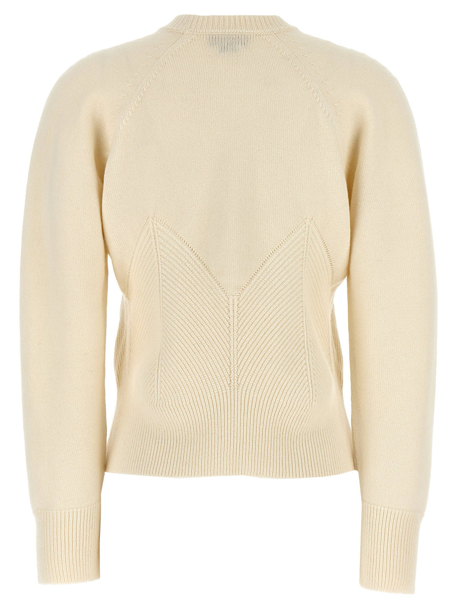 Alexander McQueen Chevron Corset Sweater