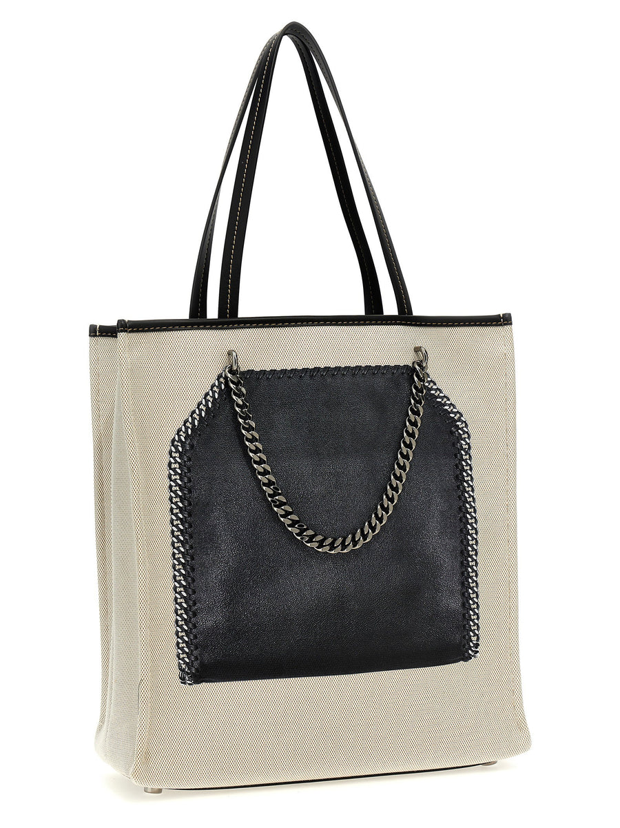 Stella McCartney Trompe Loeil Print On Shopping Bag For Women Versatile 3D Chain Detail