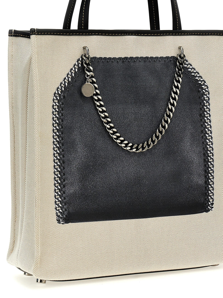 Stella McCartney Trompe Loeil Print On Shopping Bag For Women Versatile 3D Chain Detail