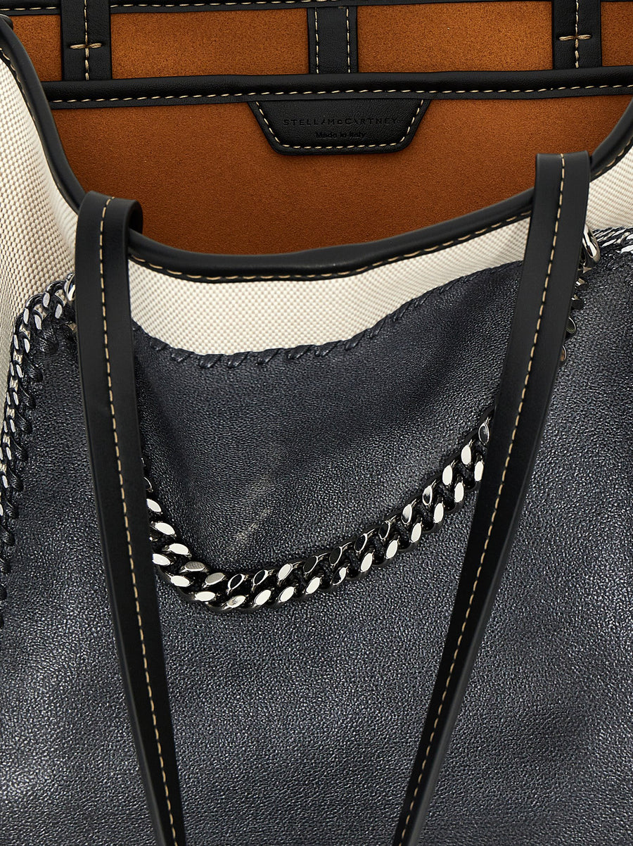 Stella McCartney Trompe Loeil Print On Shopping Bag For Women Versatile 3D Chain Detail