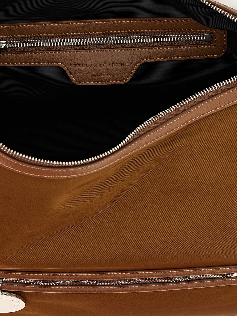 Stella McCartney Dartmoor Shoulder Bag For Modern Women Eco Friendly Regenerated Nylon Multi Pocket