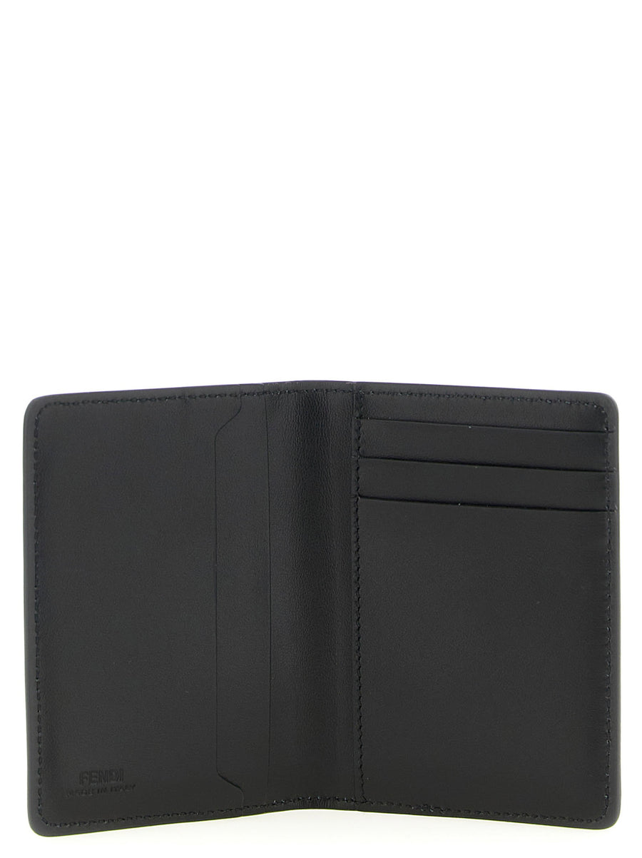 Fendi Squared FF Card Holder For Men Premium Calfskin Ultra Slim Wallet Alternative