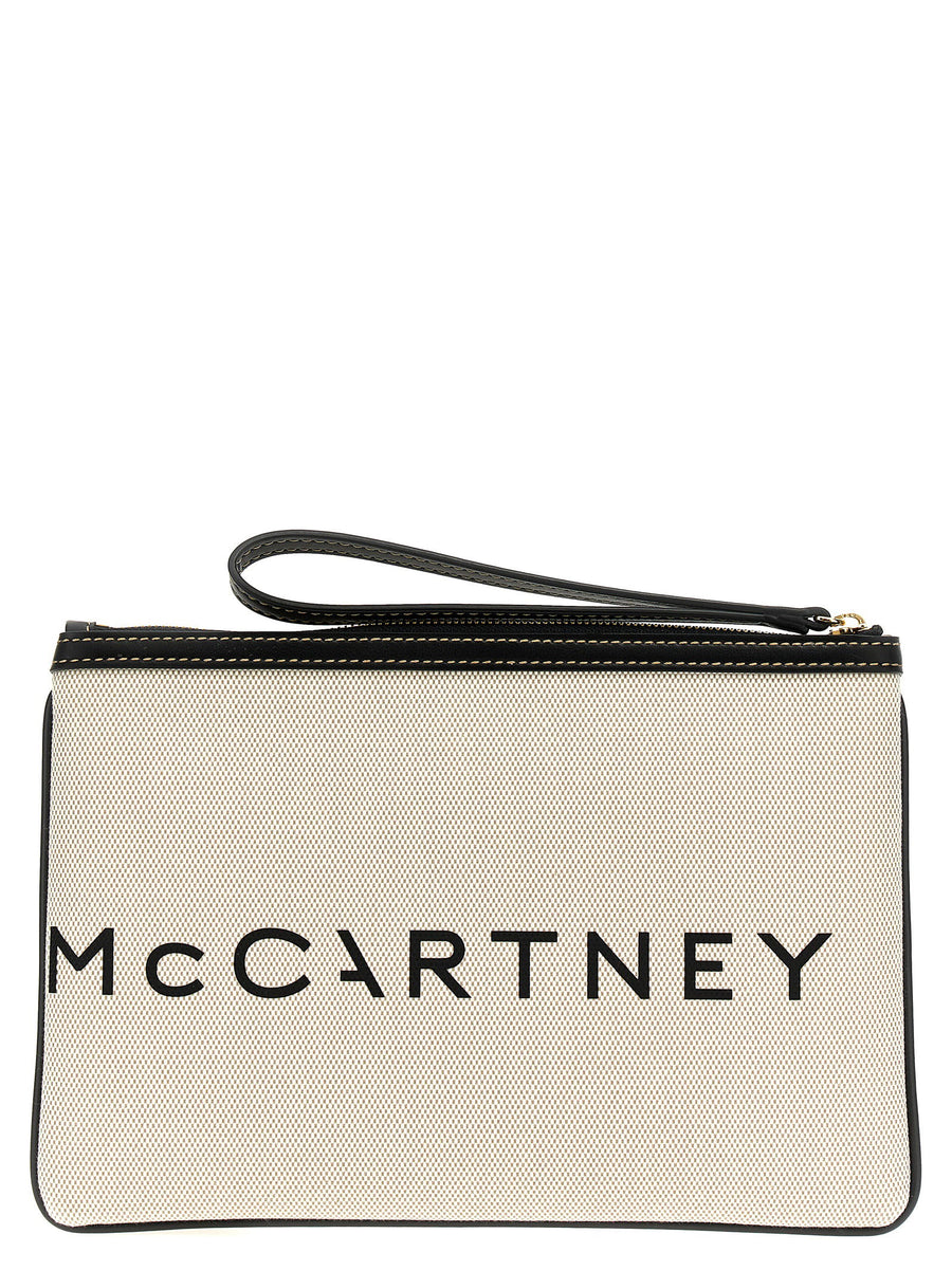Stella Mccartney Logo Clutch Bag