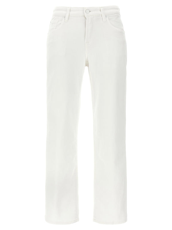 7 For All Mankind Calie White Ankle Jeans Five Pocket Denim