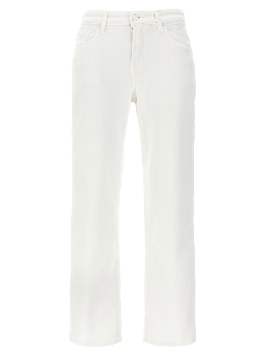 7 For All Mankind Calie White Ankle Jeans Five Pocket Denim