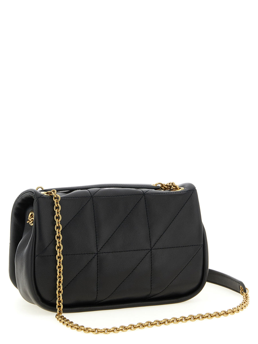 Saint Laurent Jamie 4.3 Mini Shoulder Bag Black Lamb Leather Compact Luxury For Women Quilted Carre Rive Gauche