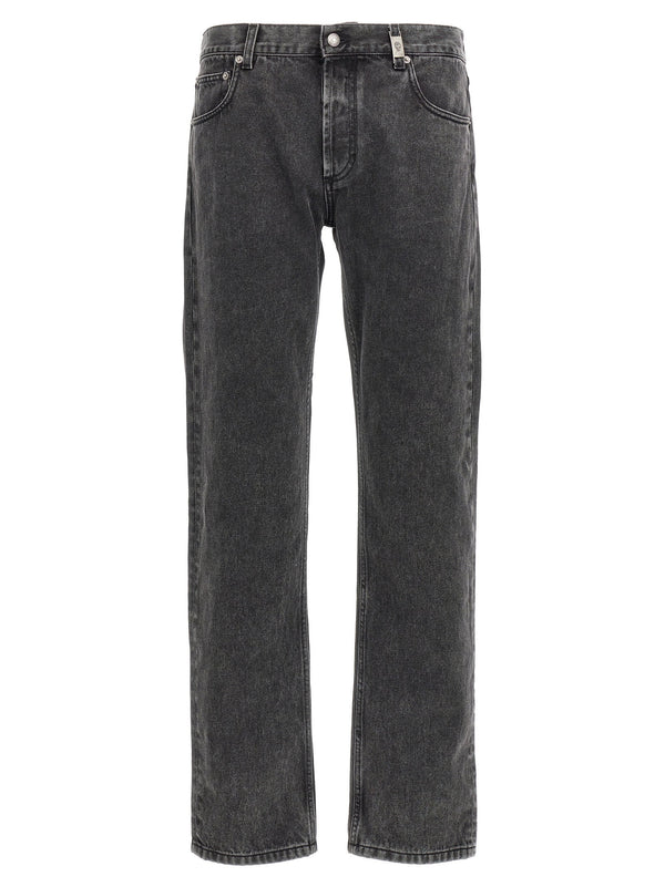 Alexander McQueen Metal Plate Jeans