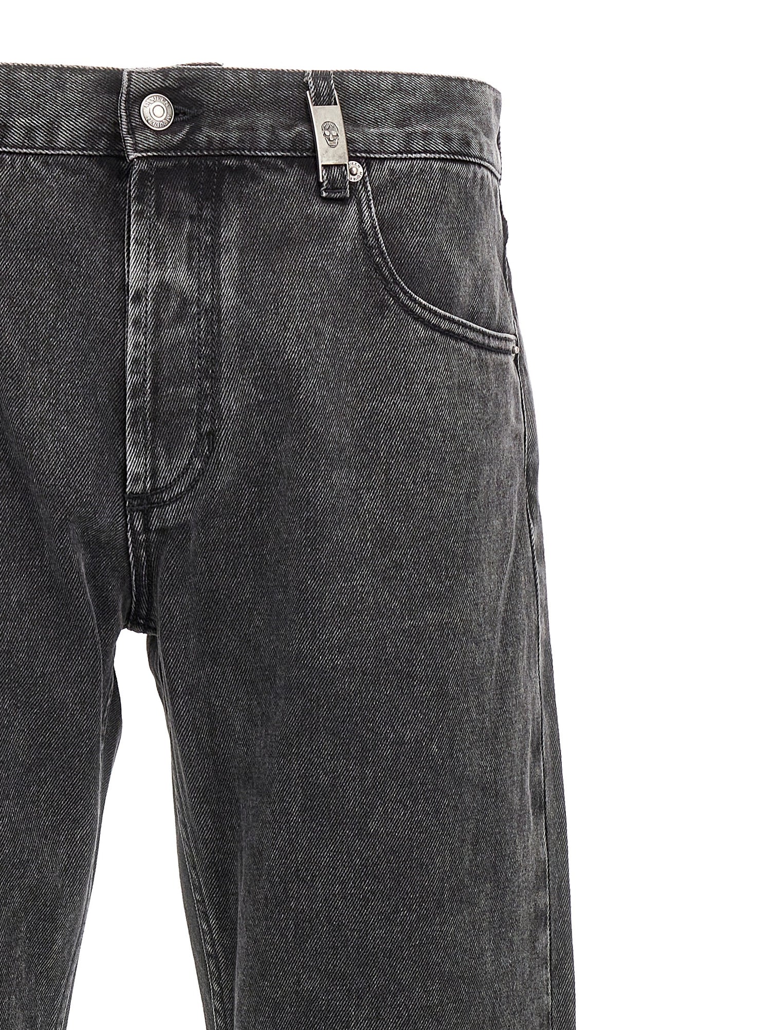 Alexander McQueen Metal Plate Jeans