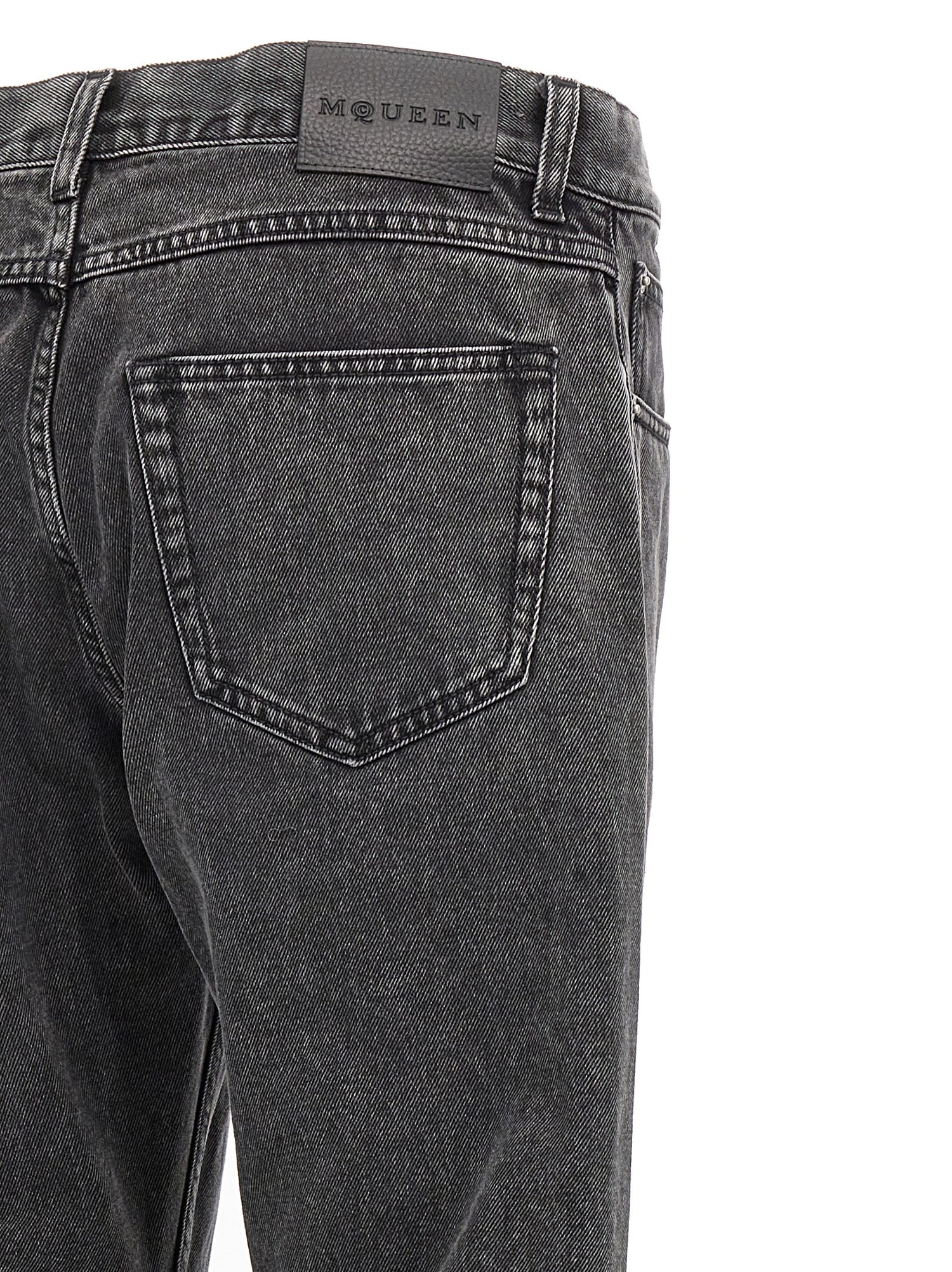 Alexander McQueen Metal Plate Jeans
