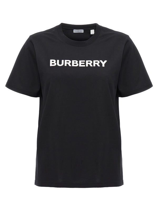 Burberry Margot T Shirt For Women Ultra Soft 100 Percent Cotton Logo Print Minimalist Crew Neck