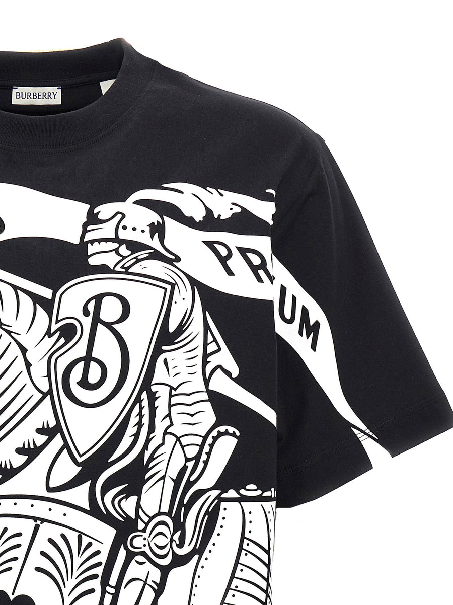 Burberry Ekd T Shirt For Men Premium 100 Percent Cotton Crew Neck With Ekd Print