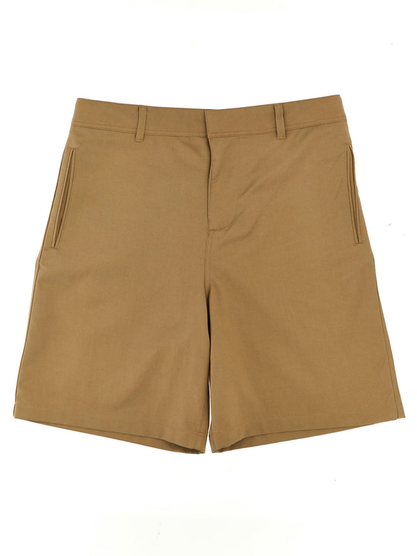 Burberry Oscar Bermuda Shorts For Girls With Adjustable Waist Tailored Comfort Equestrian Knight Embroidery