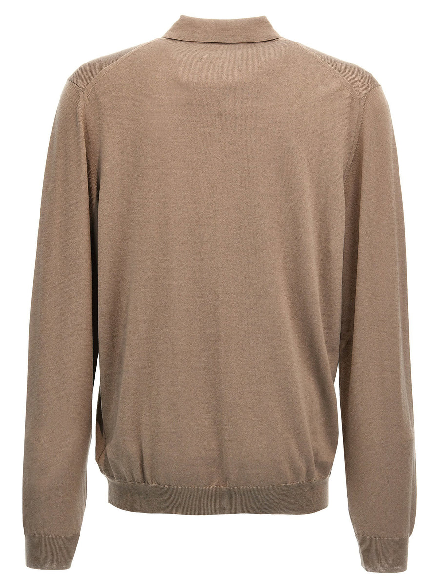 Zanone Wool Polo Shirt