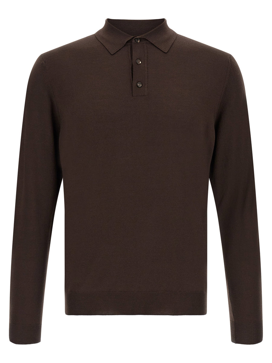 Zanone Long Sleeve Polo Shirt