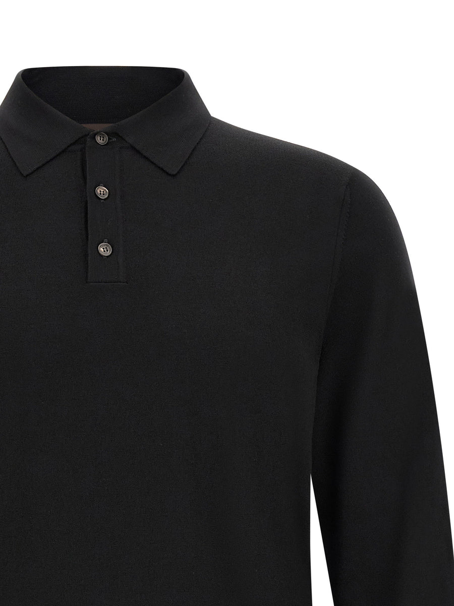 Zanone Flexwool Wool Polo Shirt