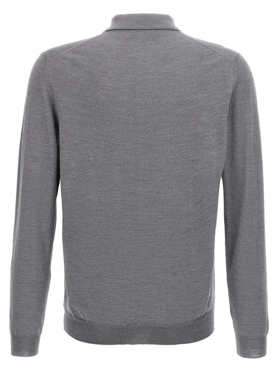 Zanone Virgin Wool Polo Shirt