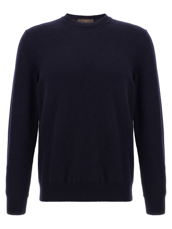 Zanone Virgin Wool Crewneck Sweater For Women Slim Fit Layering Ready Polished Everyday Essential