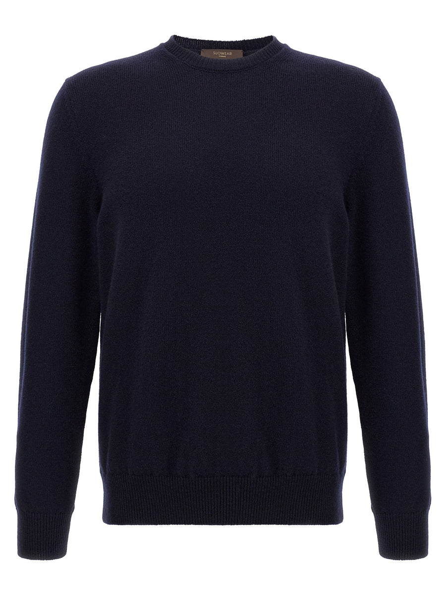 Zanone Virgin Wool Crewneck Sweater For Women Slim Fit Layering Ready Polished Everyday Essential
