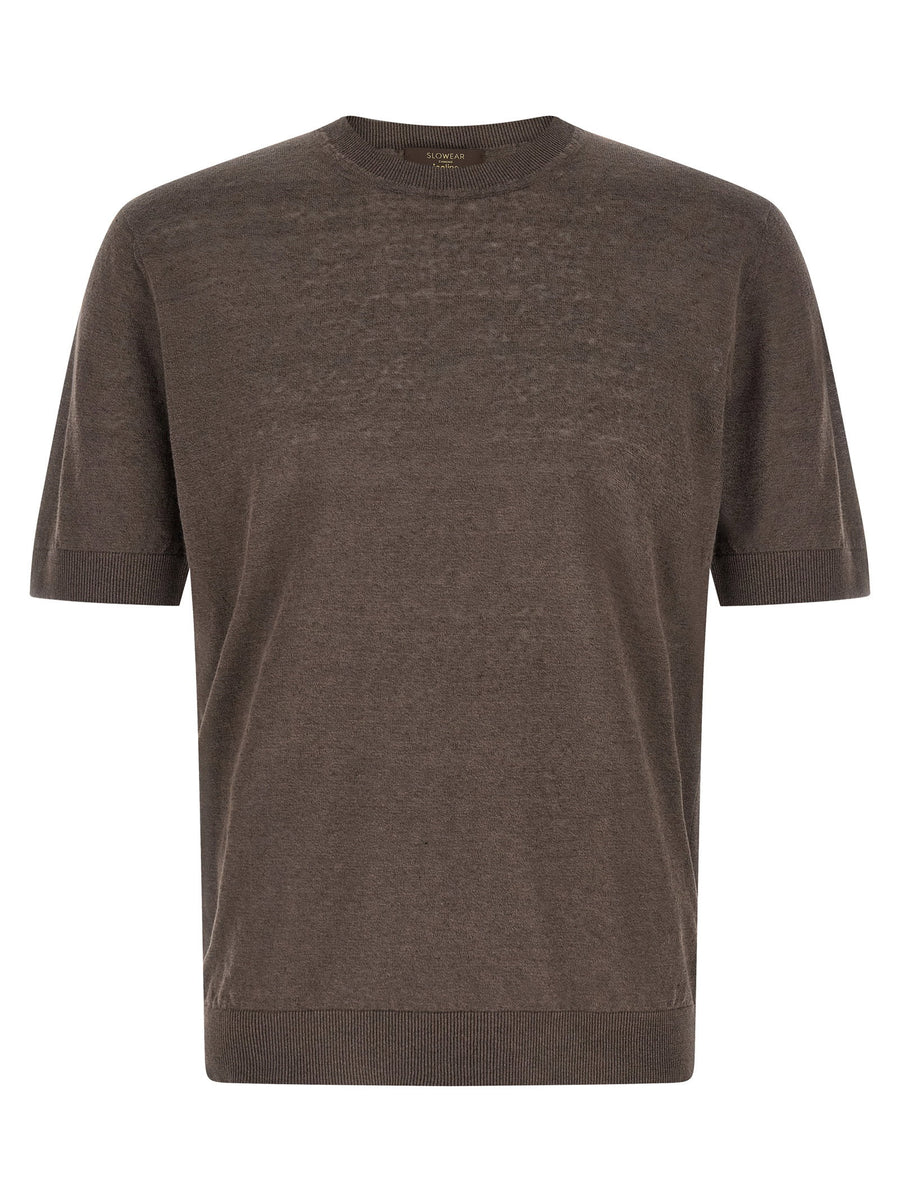 Zanone Ice Lino Lightweight Knit Sweater for Men Breathable Linen Cotton Blend Summer Essential