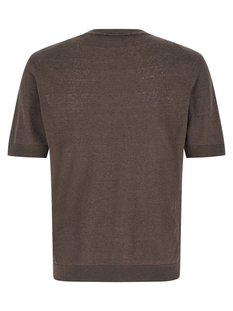 Zanone Ice Lino Lightweight Knit Sweater for Men Breathable Linen Cotton Blend Summer Essential