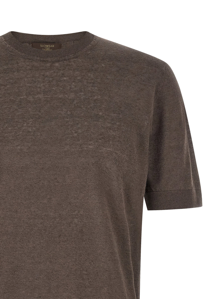 Zanone Ice Lino Lightweight Knit Sweater for Men Breathable Linen Cotton Blend Summer Essential
