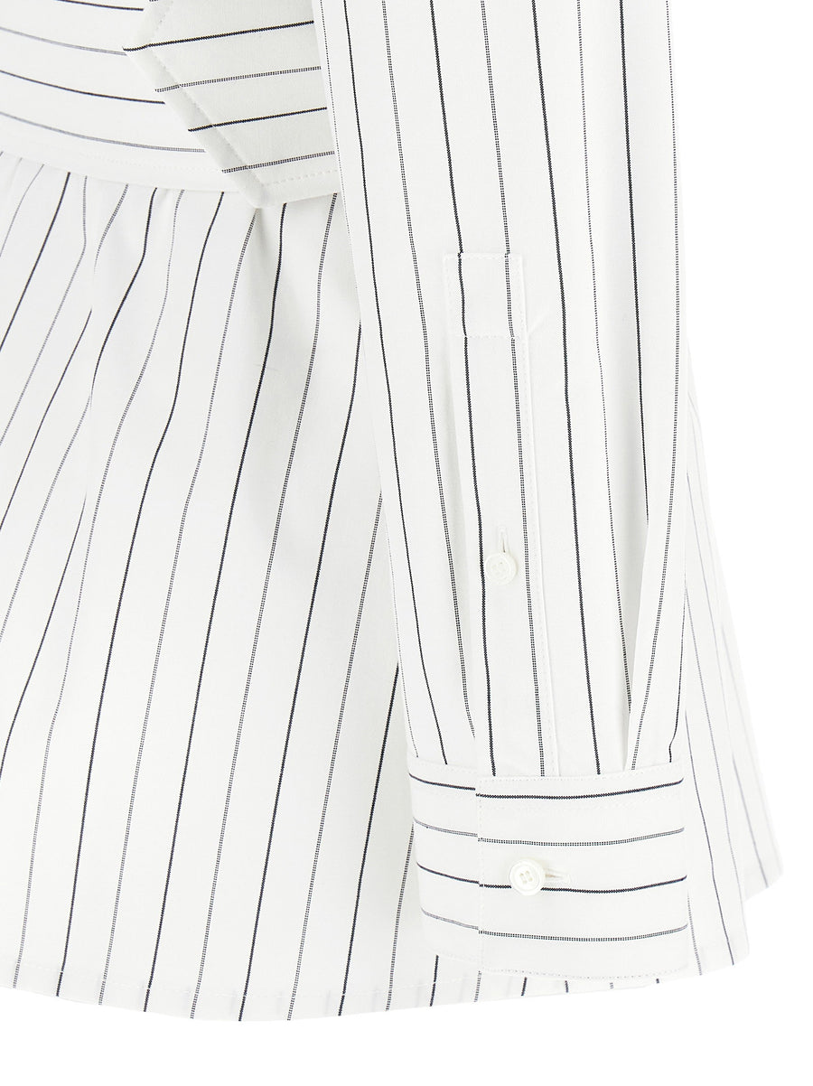 Burberry Striped Shirt For Women 100 Percent Cotton Tailored Classic Office Essential