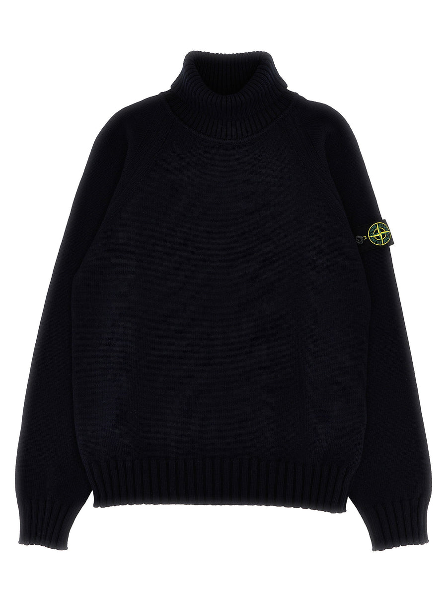 Stone Island Junior Logo Badge Sweater