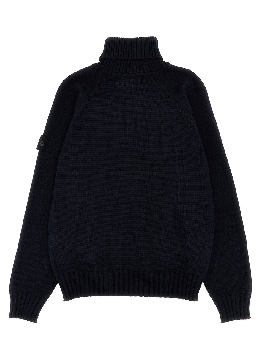 Stone Island Junior Logo Badge Sweater