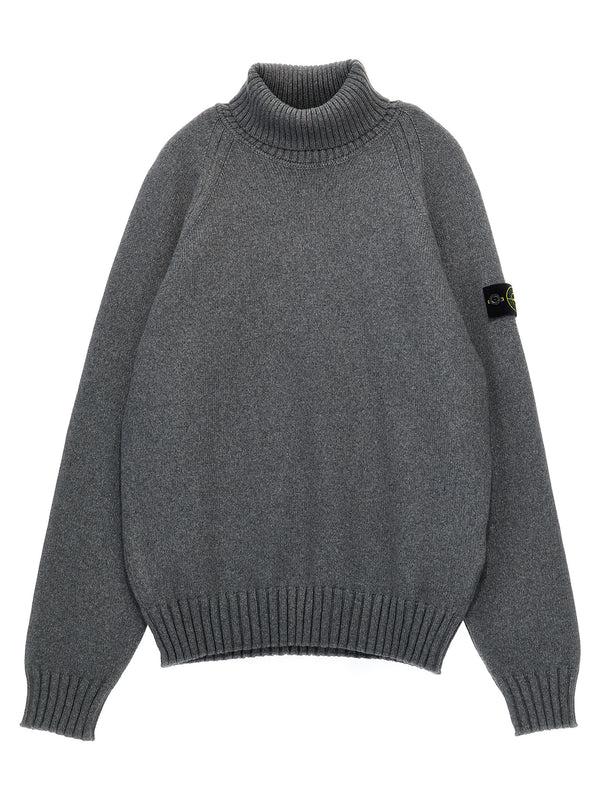 Stone Island Junior Logo Badge Sweater