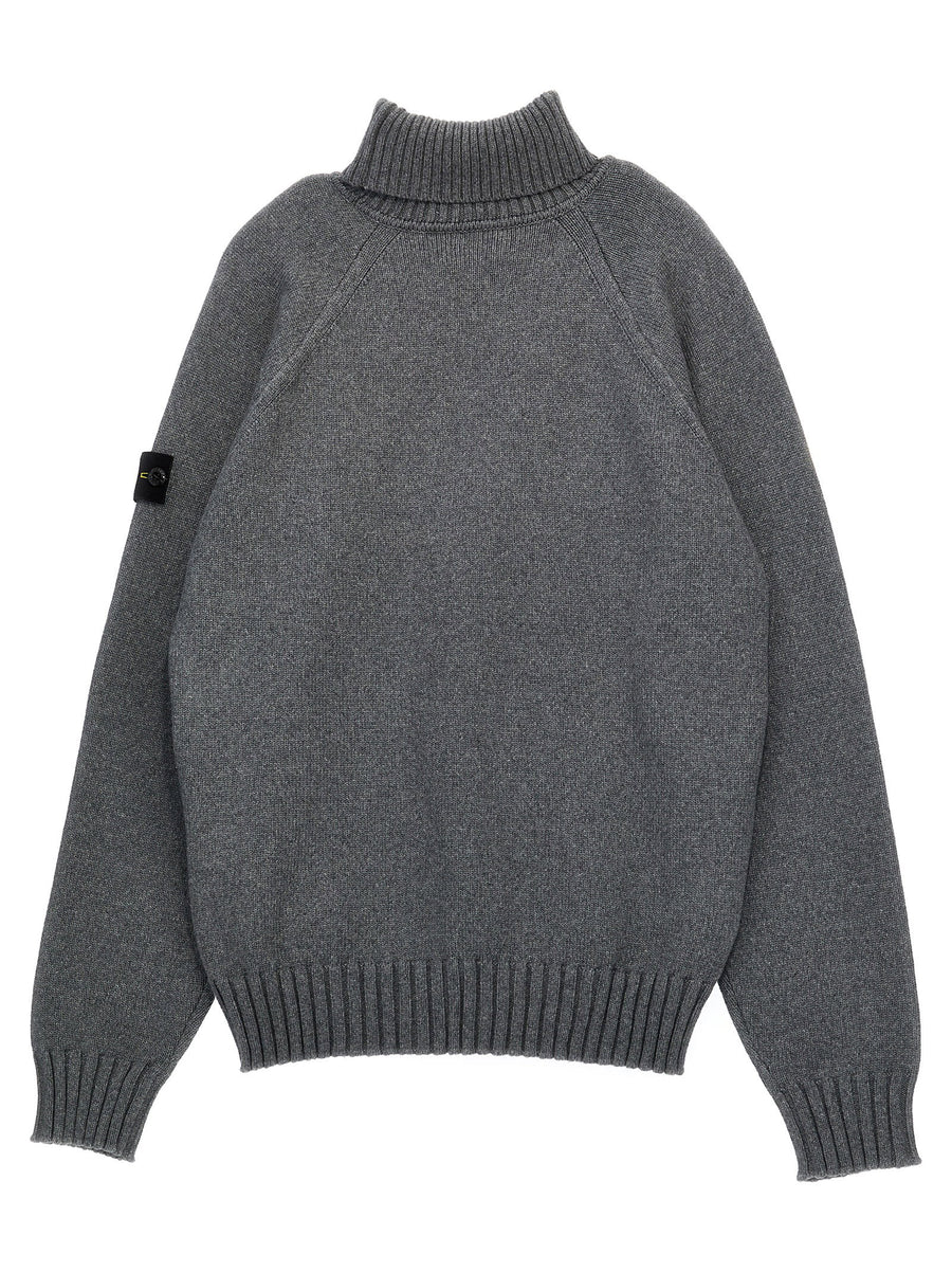Stone Island Junior Logo Badge Sweater