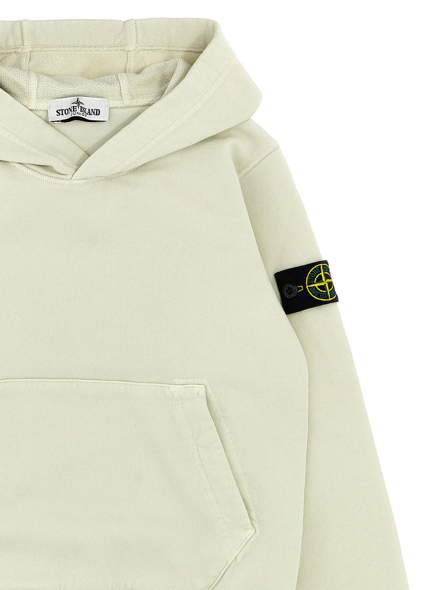 Stone Island Junior Logo Patch Hoodie