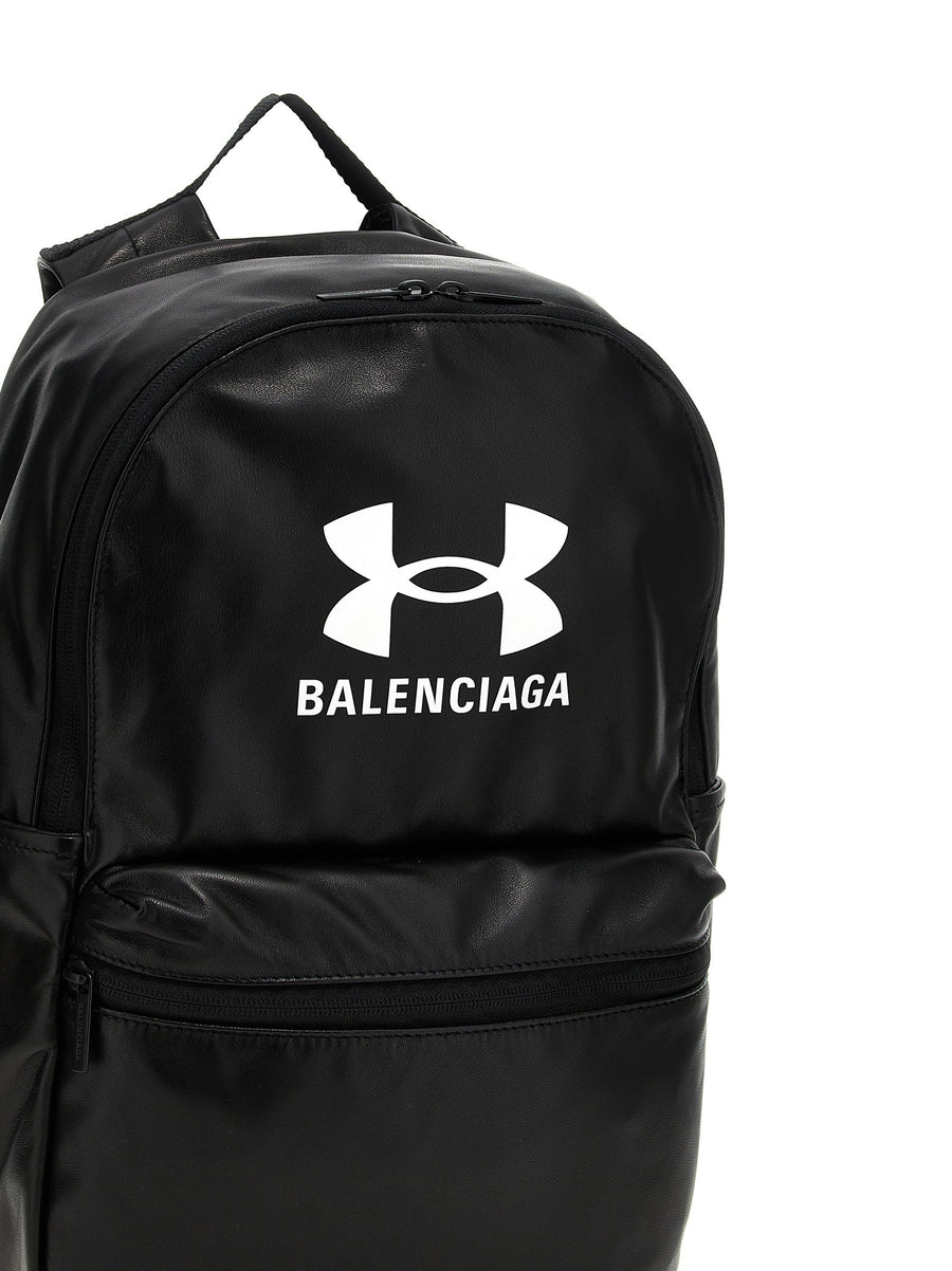 Balenciaga Backpack Under Armour Collaboration For Men Premium Lambskin Leather And Versatile Luxury