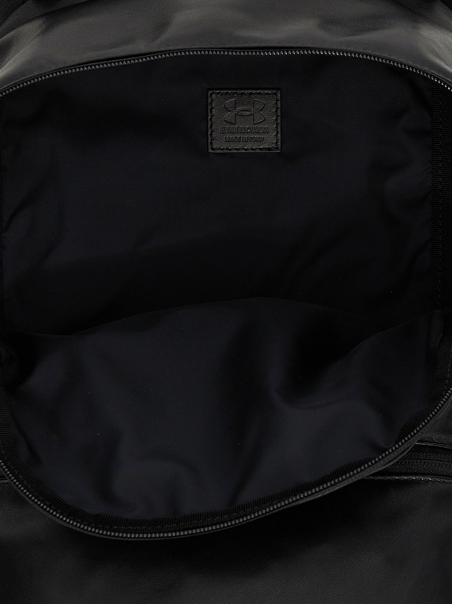 Balenciaga Backpack Under Armour Collaboration For Men Premium Lambskin Leather And Versatile Luxury