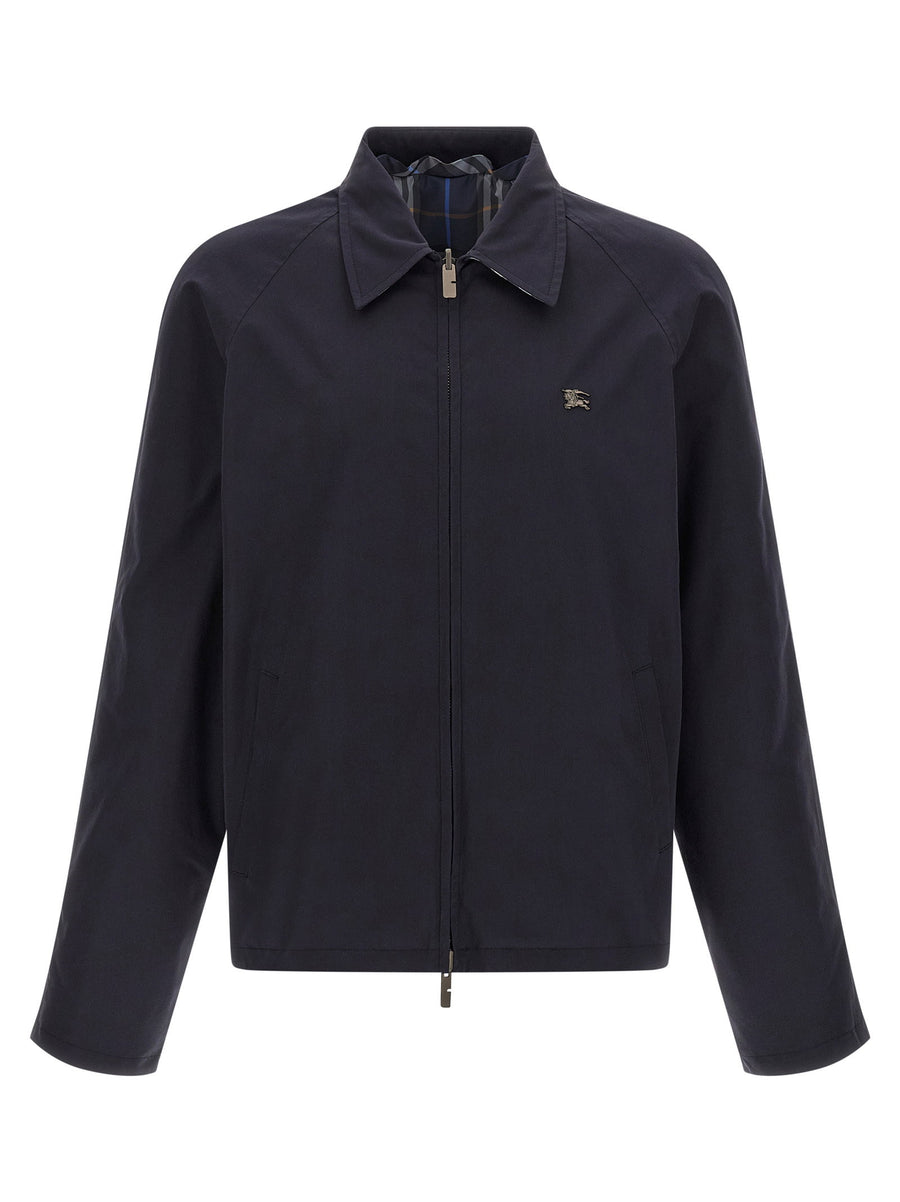 Burberry Hodson Reversible Jacket For Men Two Looks In One Premium Cotton With Burberry Check