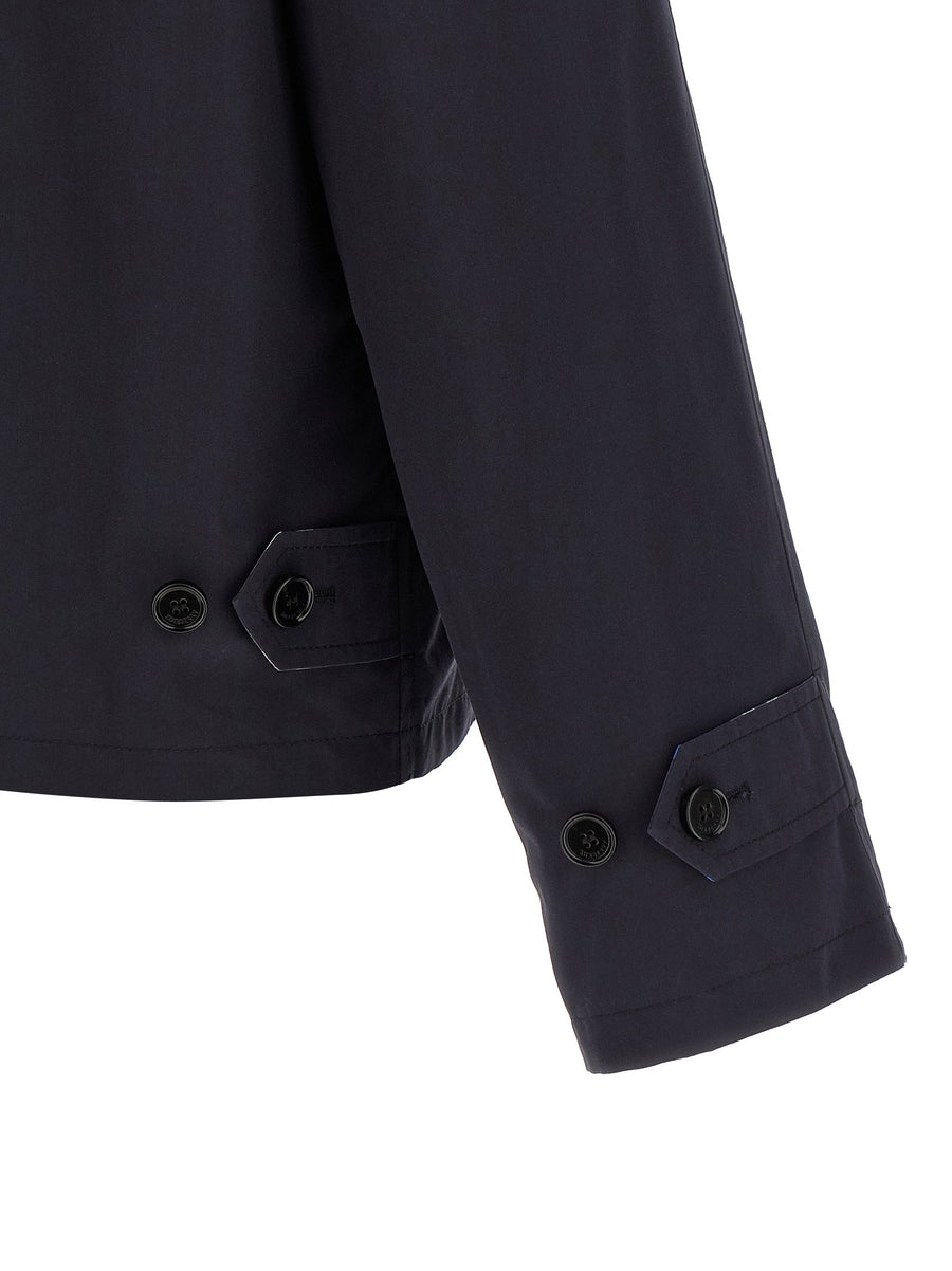 Burberry Hodson Reversible Jacket For Men Two Looks In One Premium Cotton With Burberry Check