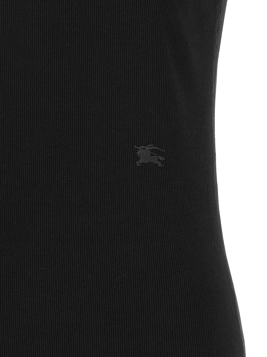 Burberry Tatiana Black Knit Dress Slim Fit Cotton Elastane