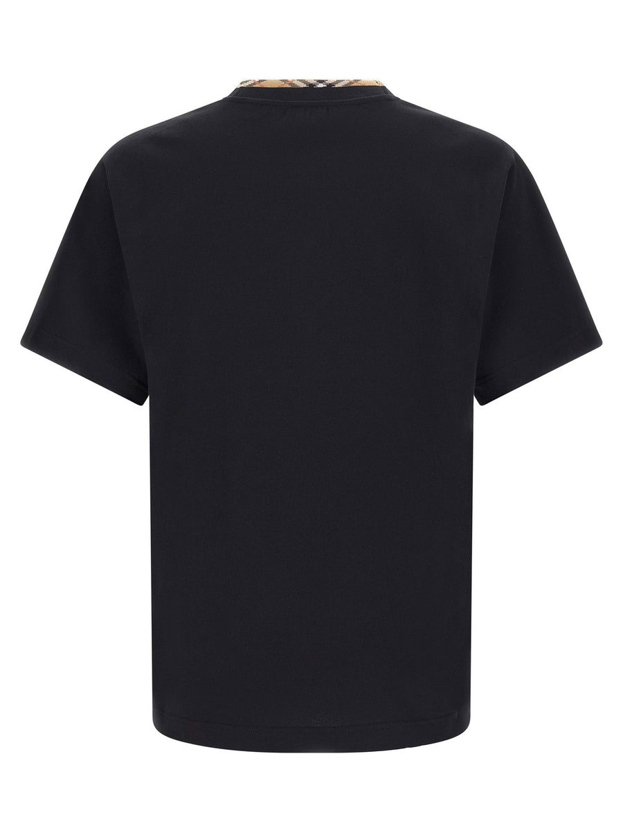 Burberry Ryan T Shirt Black 100 Percent Cotton Relaxed Fit