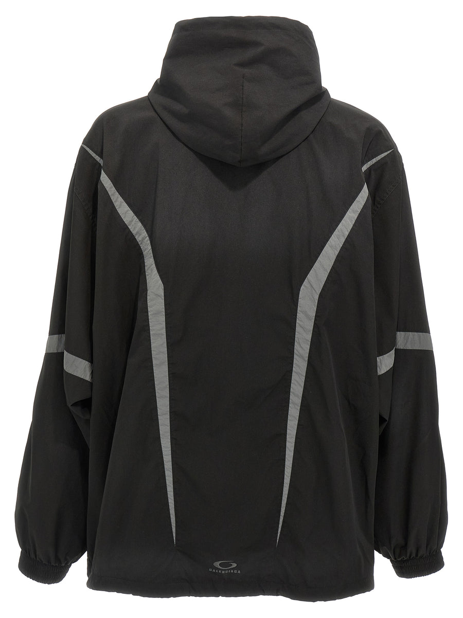 Balenciaga Tracksuit Loop Sports Icon Ampia Jacket For Men With Oversized Fit And Embroidery