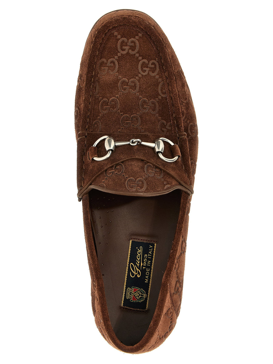 Gucci Horsebit 1953 Brown Calfskin Leather Loafers Unisex Moccasins UK Size