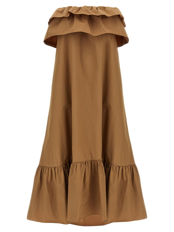 Saint Laurent Flounce Dress