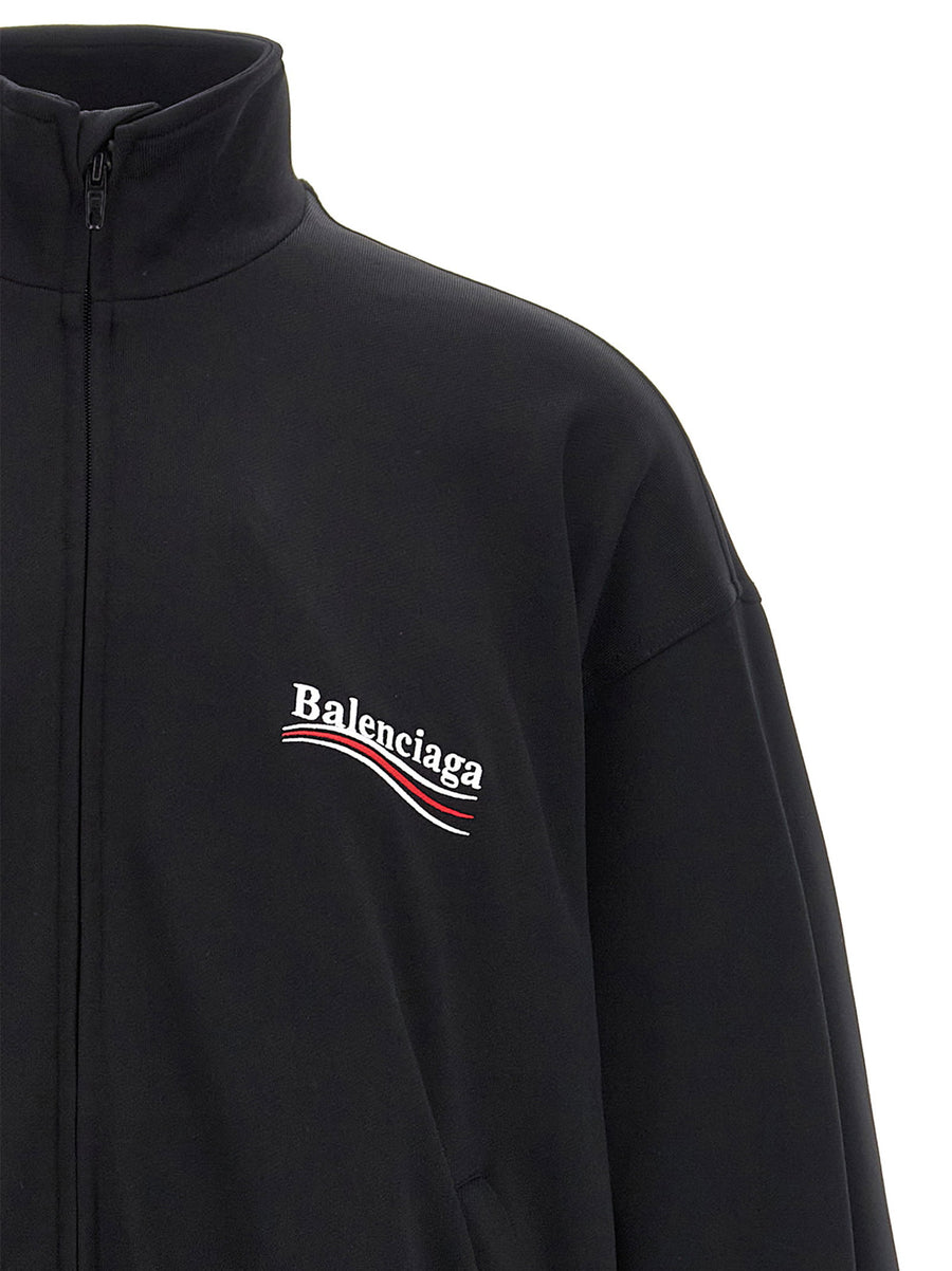 Balenciaga Logo Embroidery Sweatshirt