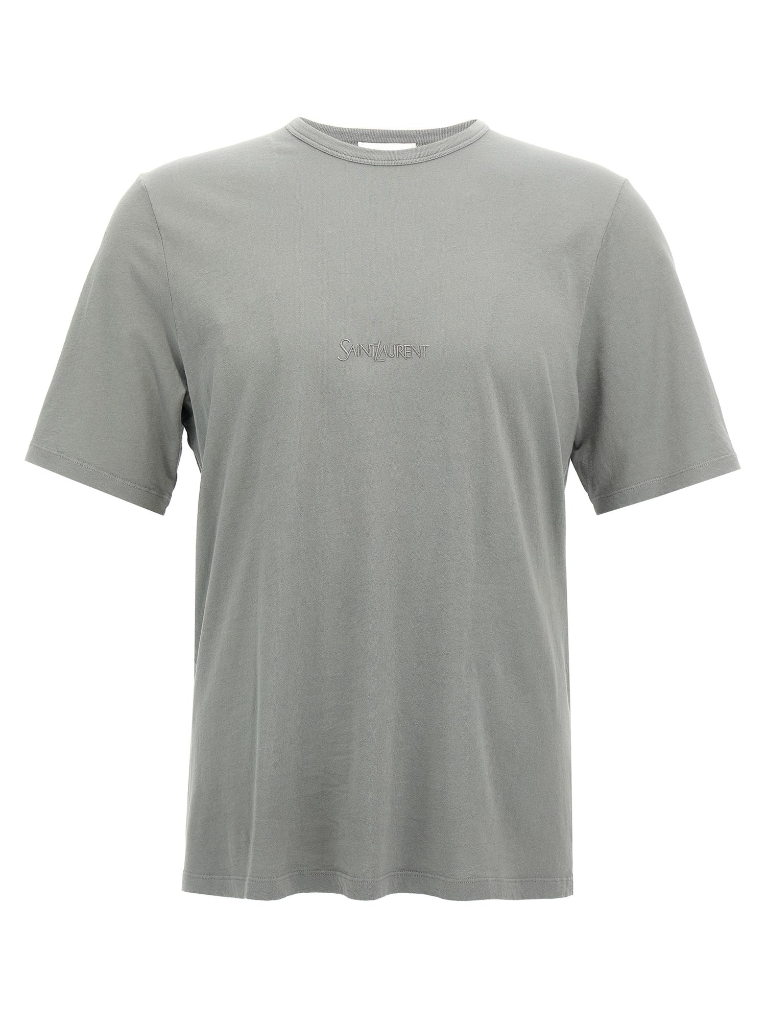Saint Laurent Logo Embroidery T-shirt