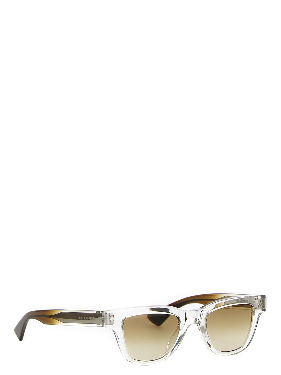 Saint Laurent SL 789 Sunglasses Multicolor Frame With Nylon Gradient Lenses And Logo Temples Unisex Luxury Eyewear